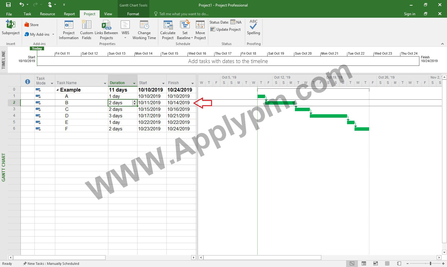 رفع مشکل مربوط به زمان فعالیت ها، پروژه و تقویم در MS Project